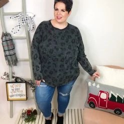 Iris & Rainbow Boutique New Arrivals #L267 Dipped In Wild Long Sleeve Leopard Top 8 Iris & Rainbow Boutique New Arrivals #L267 Dipped In Wild Long Sleeve Leopard Top