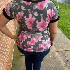 Iris & Rainbow Boutique #J425 Blooms Of Spring Top New Arrivals