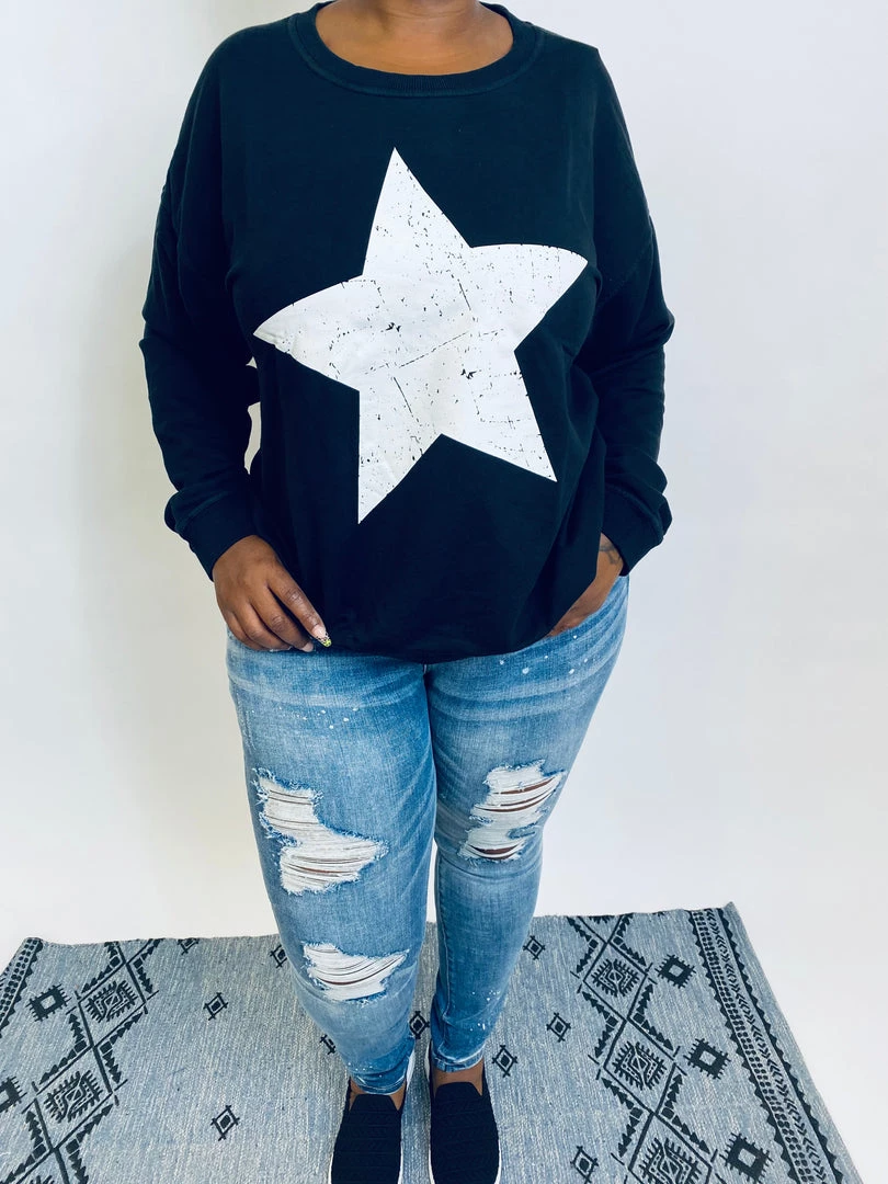 Iris & Rainbow Boutique #K459 Superhero Of The Stars Pullover New Arrivals 3 Iris & Rainbow Boutique #K459 Superhero Of The Stars Pullover New Arrivals