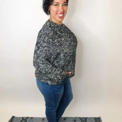 Iris & Rainbow Boutique New Arrivals #K469 Perfect Storm Sweater