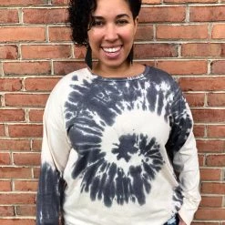 Iris & Rainbow Boutique New Arrivals #H61 Waterfall Tie Dye Top