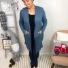 Iris & Rainbow Boutique #L291 A Winter Blue Cardigan