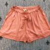 Iris & Rainbow Boutique #J958 Mauve You So Much Linen Shorts