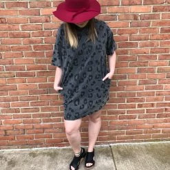 Iris & Rainbow Boutique #A62 Wild Ideas Tunic Tee Dress New Arrivals