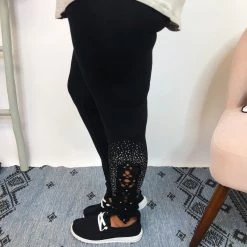 Iris & Rainbow Boutique #K778 Shine On Lace Leggings