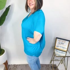 Iris & Rainbow Boutique #M618 My Dolman Back Lace (Peacock) New Arrivals