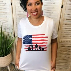 Iris & Rainbow Boutique #K163 Freedom Fighters Top New Arrivals