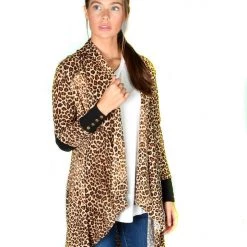 Iris & Rainbow Boutique #472 Leopard Eye Cardigan New Arrivals
