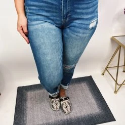 Iris & Rainbow Boutique #N260 Mind Blowing High-Rise Boyfriend Risen Jeans New Arrivals