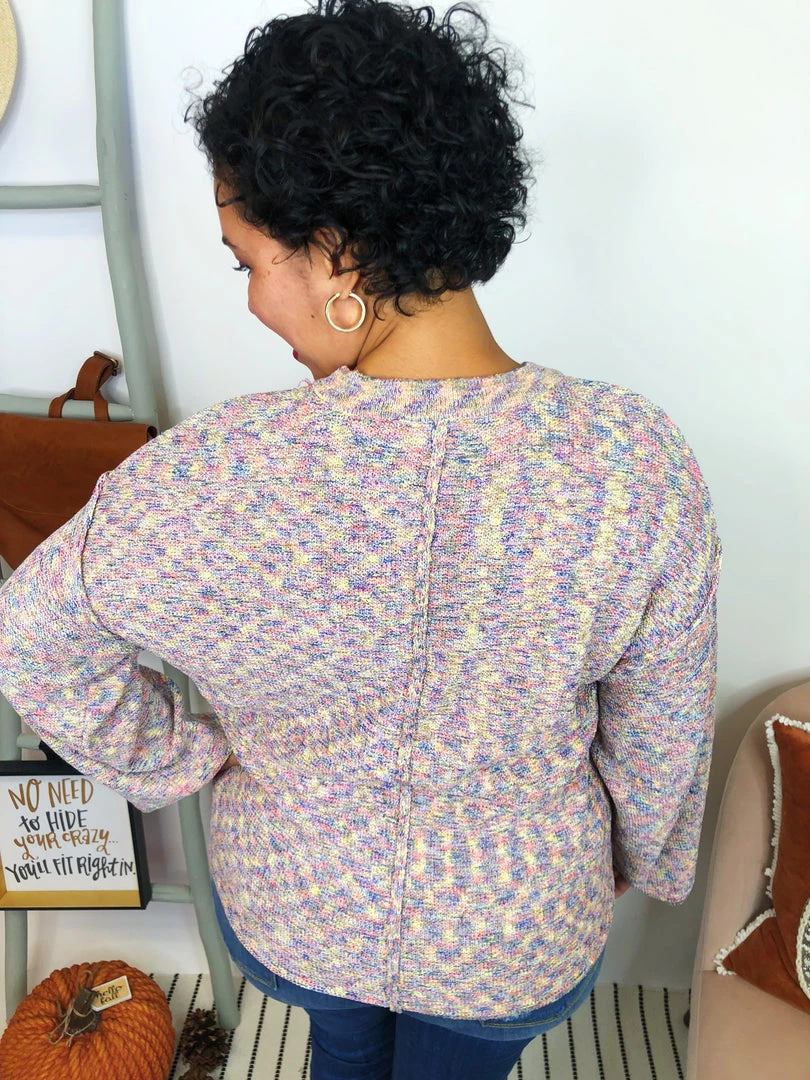 Iris & Rainbow Boutique #L218 Rainbow Splatter Sweater 10 Iris & Rainbow Boutique #L218 Rainbow Splatter Sweater