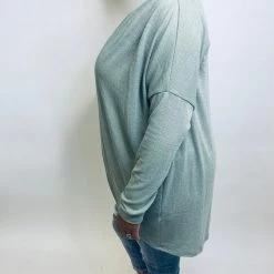 Iris & Rainbow Boutique #K465 Drifting On The Wind Cardigan (Sage) New Arrivals