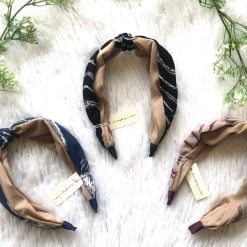 Iris & Rainbow Boutique New Arrivals #98 Two Tone Knotted Headband