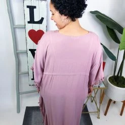 Iris & Rainbow Boutique #M741 Sweetest Moment Maxi Dress (Mauve)