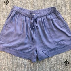 Iris & Rainbow Boutique #J959 Denim All Day Linen Shorts
