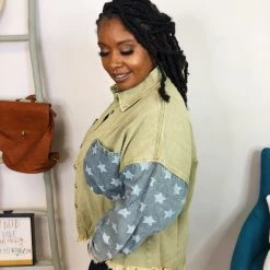 Iris & Rainbow Boutique New Arrivals #K836 Forever Your Star POL Shacket (Mocha Herb) 13 Iris & Rainbow Boutique New Arrivals #K836 Forever Your Star POL Shacket (Mocha Herb)