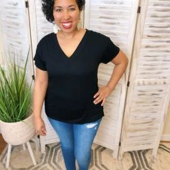 Iris & Rainbow Boutique #J824 Sweet Fantasies Top (Black)