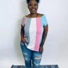 Iris & Rainbow Boutique #K485 Carnival Princess Off Shoulder Top