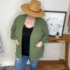 Iris & Rainbow Boutique #L643 Pretty World Cardigan (Olive) New Arrivals