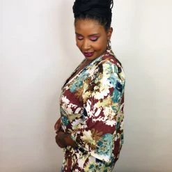 Iris & Rainbow Boutique #K643 Pushing Limits Floral Cardigan