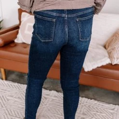 Iris & Rainbow Boutique New Arrivals #L430 Happier Than Ever Skinny Judy Blue Jeans