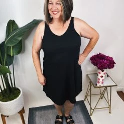 Iris & Rainbow Boutique New Arrivals #M934 Feeling Casual Dress