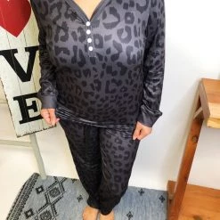 Iris & Rainbow Boutique #L620 It's Wild O'clock Pajamas New Arrivals