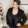 Iris & Rainbow Boutique #L626 Higher Power Jacket (Black)