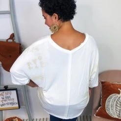 Iris & Rainbow Boutique #K984 Caramel Drizzle POL Top New Arrivals