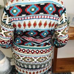 Iris & Rainbow Boutique #L530 Shapes Of You Aztec Cardigan New Arrivals
