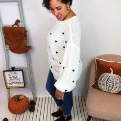 Iris & Rainbow Boutique New Arrivals #L220 Forever Yours Sweater