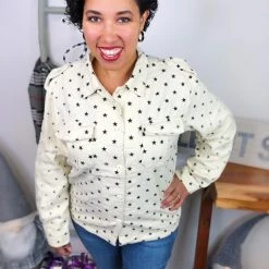 Iris & Rainbow Boutique #L827 To The Stars And Back Shacket