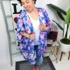 Iris & Rainbow Boutique #M717 Pretty Garden Kimono
