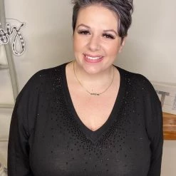 Iris & Rainbow Boutique #L538 City Night Long Sleeve (Black) New Arrivals