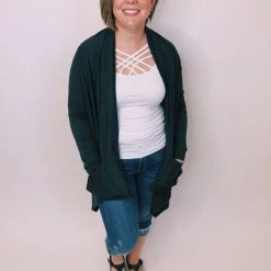 Iris & Rainbow Boutique #K289 Want To Be Cardigan (Dark Charcoal) New Arrivals