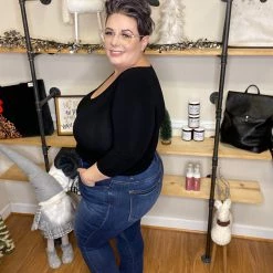 Iris & Rainbow Boutique #937 Kourtney's Judy Blue Boyfriend Jeans New Arrivals