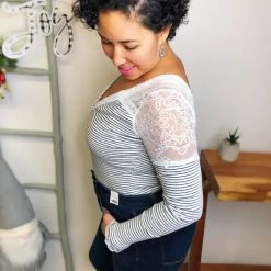 Iris & Rainbow Boutique #L450 The Look Of Love Bodysuit (White)