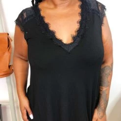 Iris & Rainbow Boutique New Arrivals #K832 Forever My Lace POL Top