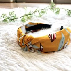 Iris & Rainbow Boutique #782 Mustard Floral Headband New Arrivals