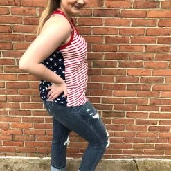 Iris & Rainbow Boutique #186 Fourth Of July Tank