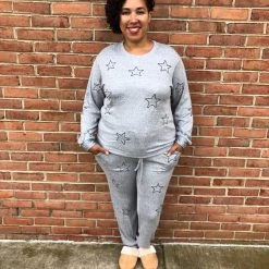 Iris & Rainbow Boutique #E72 Shoot For The Stars Lounge Top New Arrivals