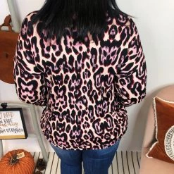 Iris & Rainbow Boutique New Arrivals *DOORBUSTER* #L14 Pink & Fierce Leopard Top