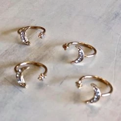 Iris & Rainbow Boutique New Arrivals Moon Ring