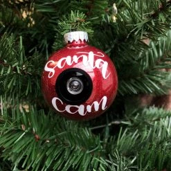 Iris & Rainbow Boutique New Arrivals Santa Cam Christmas Ornament