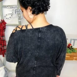 Iris & Rainbow Boutique New Arrivals #L427 Call Me Maybe Dolman Top