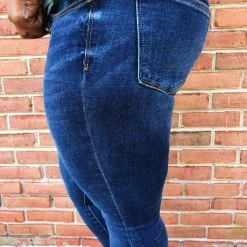 Iris & Rainbow Boutique #K669 Bend & Snap Judy Blue Skinny Jeans