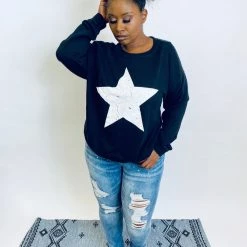 Iris & Rainbow Boutique #K459 Superhero Of The Stars Pullover New Arrivals 9 Iris & Rainbow Boutique #K459 Superhero Of The Stars Pullover New Arrivals