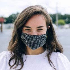 Iris & Rainbow Boutique #C191 Sparkle Mesh Face Mask Covering