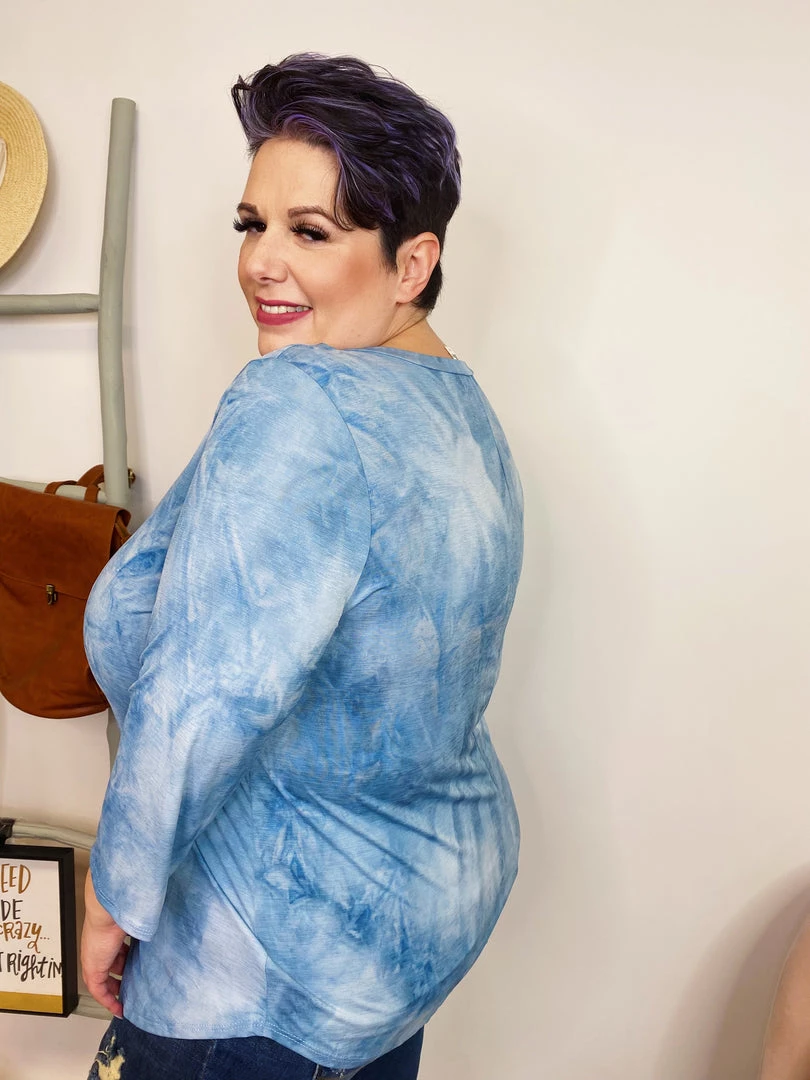 Iris & Rainbow Boutique #K981 Glittering Morning Sky Feelings 3/4 Sleeves Top New Arrivals 6 Iris & Rainbow Boutique #K981 Glittering Morning Sky Feelings 3/4 Sleeves Top New Arrivals