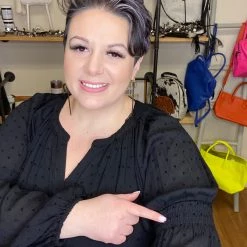 Iris & Rainbow Boutique #H263 Evening Cruise Swiss Dot Top (Black) New Arrivals 10 Iris & Rainbow Boutique #H263 Evening Cruise Swiss Dot Top (Black) New Arrivals