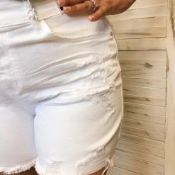 Iris & Rainbow Boutique #K177 Reminiscing Rose Gold Judy Blue Shorts New Arrivals